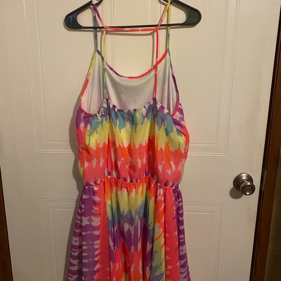 Mommy and me matching tie dye dresses - Picture 3 of 4